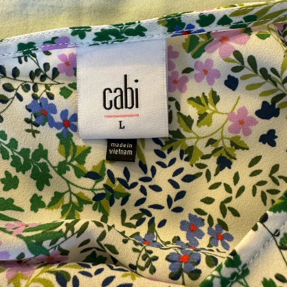 Cabi Rotation Tank. Paradise Floral. Size large. - Picture 7 of 9
